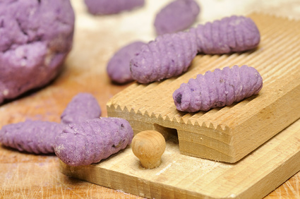 corso di cucina: gnocchi viola