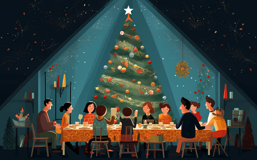 Come sopravvivere al pranzo di Natale … con stile