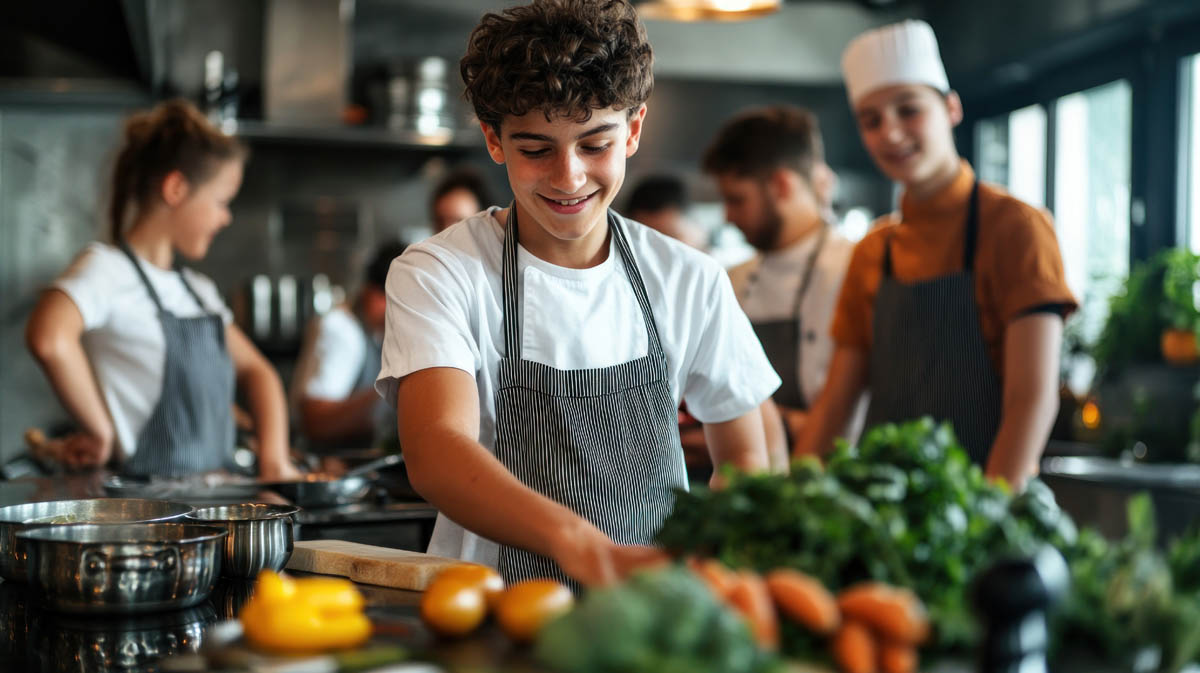 Corso cucina ragazzi adolescenti
