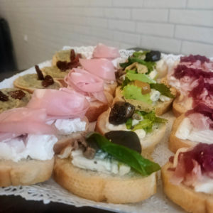 bruschette catering Trieste