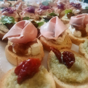 bruschette catering Trieste
